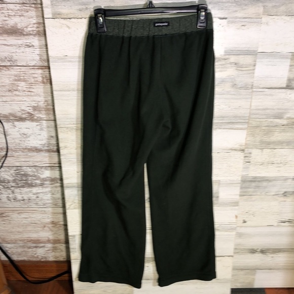 Patagonia synchilla green sweatpants lounge pants stretchy pants soft bed pants‌ - Picture 4 of 8